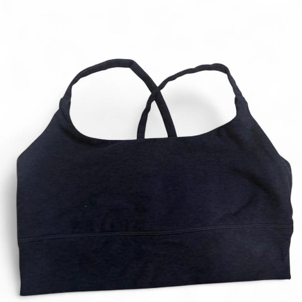 Vuori Navy Strappy Light Support Sports Bra